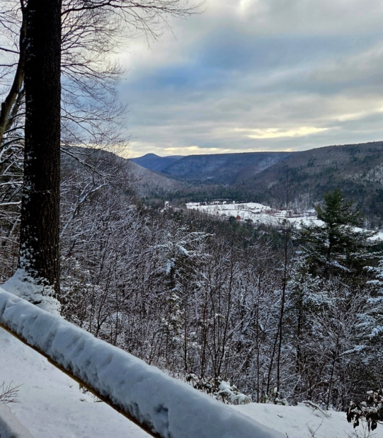 Stunning view of an open field with a rainbow above